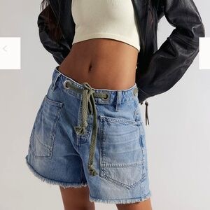Free people Moxie Barrel shorts